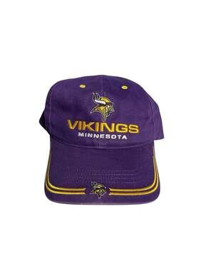 Vintage Twins Enterprise Minnesota Vikings Purple NFL Strapback Hat